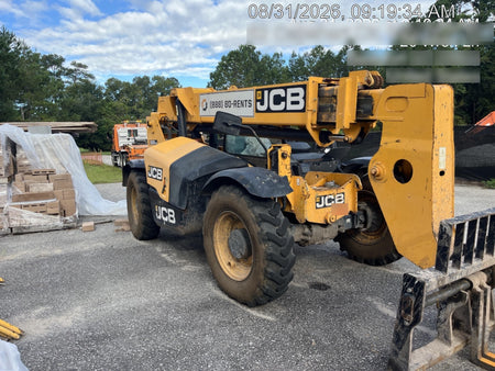 2019 JCB 506-36 Canopy, 74 HP, FF Tires, STD Worklight, Beacon, Aux Hydraulics, Lifting Eye, Back up Alarm, 48" Carriage, 48" Forks