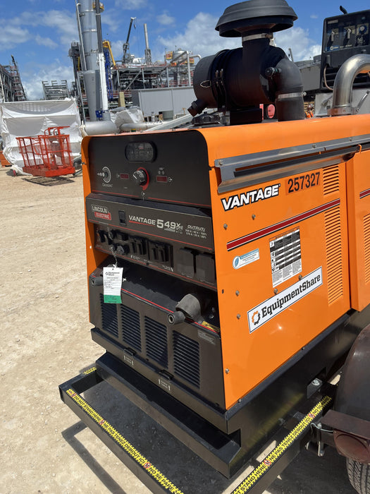 2022 Lincoln Electric Vantage 549X Crosslink Technology, Trailer Mounted, ES Decals, T3