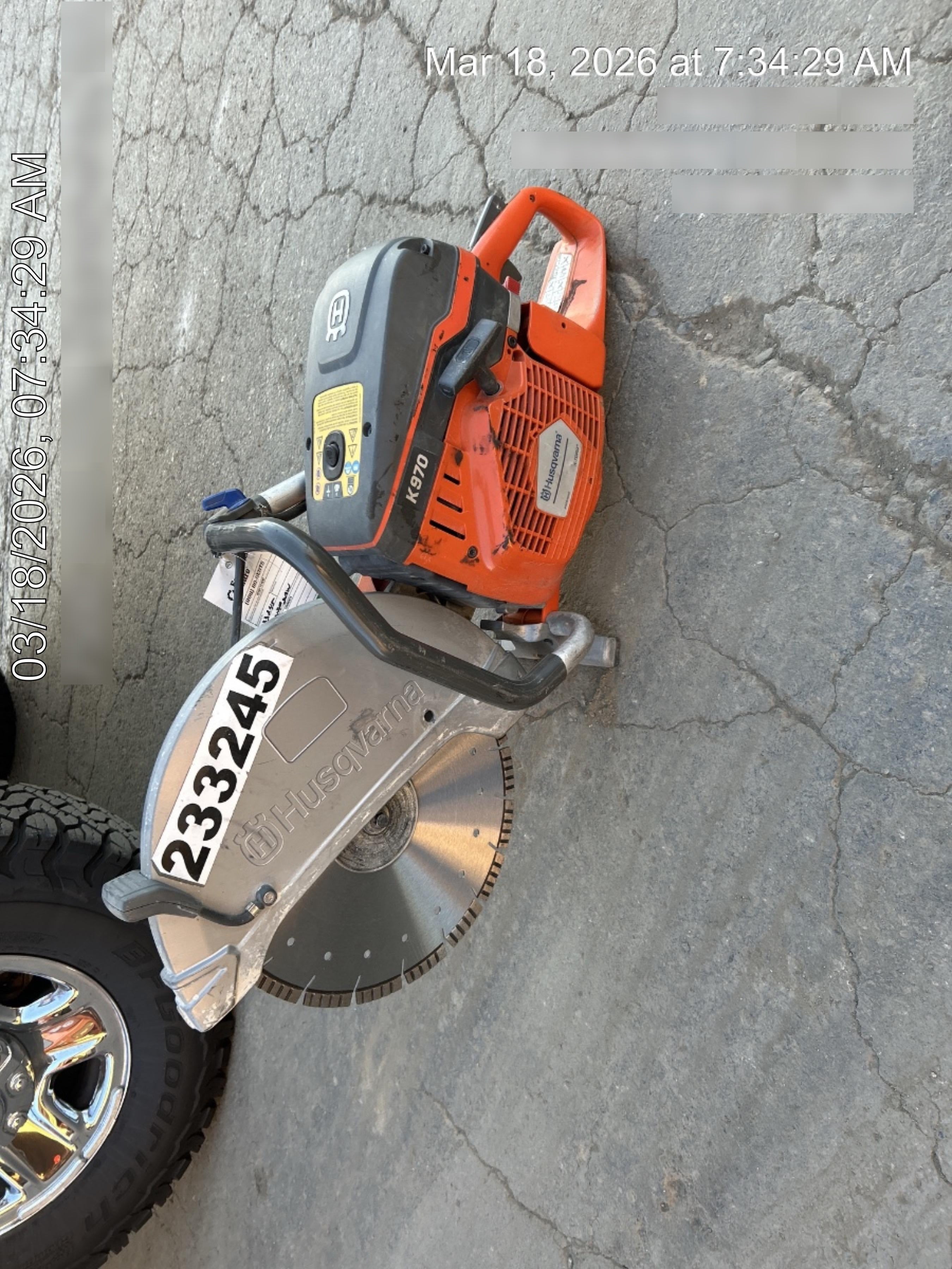 2022 HUSQVARNA K970-16"
