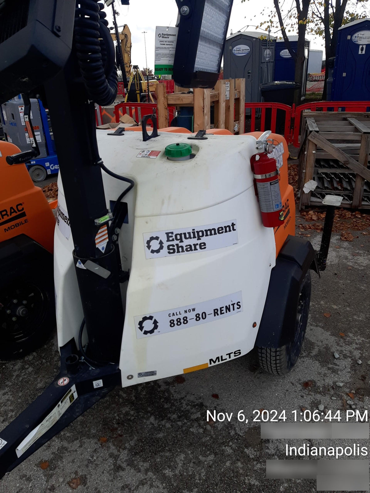 2023 Generac MLT2 Diesel, Flex Switch 120V Input, Powerzone Controller, (4) 320W LED Lights, 4kW Generator, 39.9 Gal Fuel Tank, 2" Ball, T3