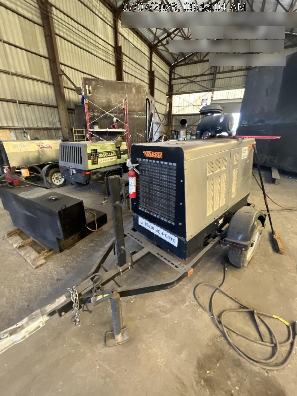 2022 Lincoln Electric Vantage 549X Crosslink Technology, Trailer Mounted, ES Decals, T3