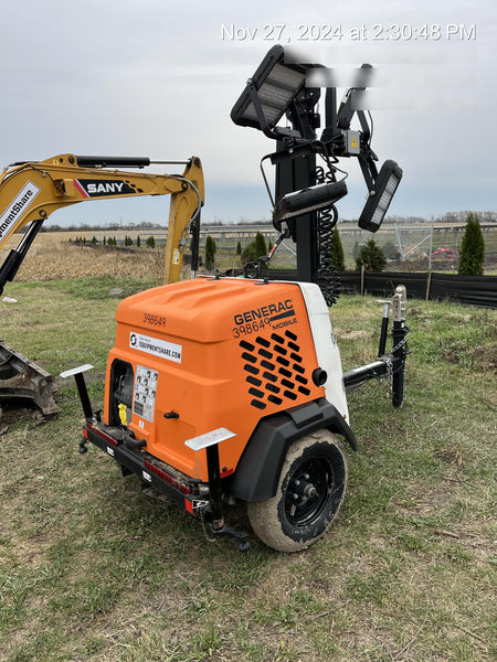 2024 Generac MLT2 Diesel, Flex Switch 120V Input, Powerzone Controller, 
(4) 320W LED Lights, 4kW Generator, 39.9 Gal Fuel Tank, 2" Ball, T3
