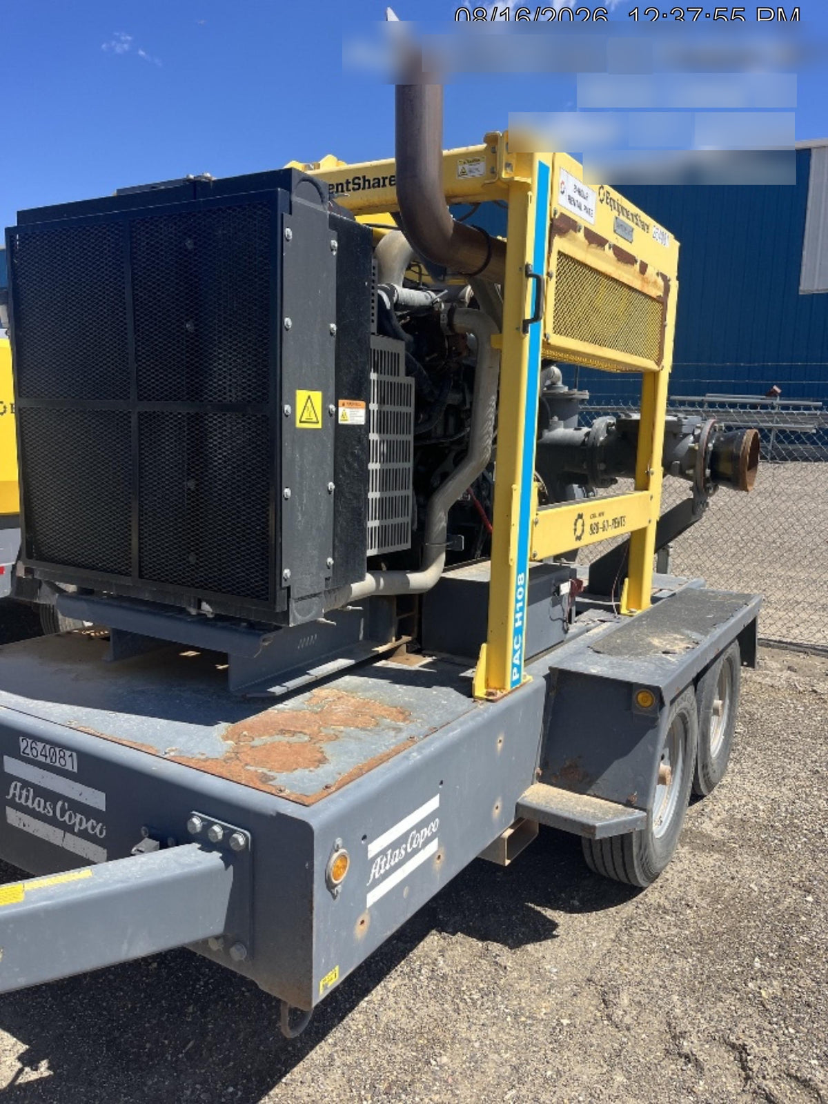 2022 ATLAS COPCO PAC H108 JD