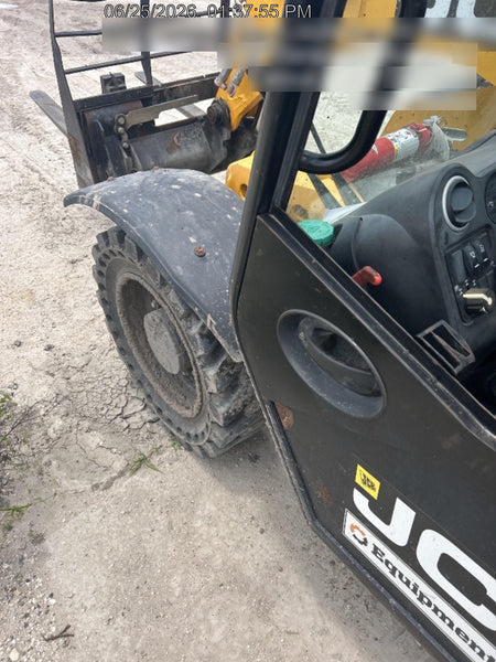 2020 JCB 505-20TC Cab/Heat/Air, Solid Tires, Work Lights, Beacon, Aux Hydraulics, Back up Alarm, ES Decals