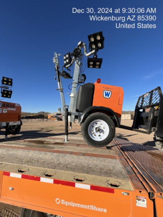 2024 Wanco WLTT-4MM4K Diesel, Deep Sea Controller, Shore Power Plug, Auto Start, (4) 350W LED Floodlights, 4kW Generator, 60 Gal Fuel Tank, 2" Ball, T3