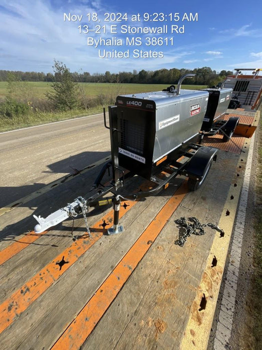 2024 Lincoln Electric LE400 Kubota V1505, Trlr, Cable Rack, Light Kit, ES Decals, T3