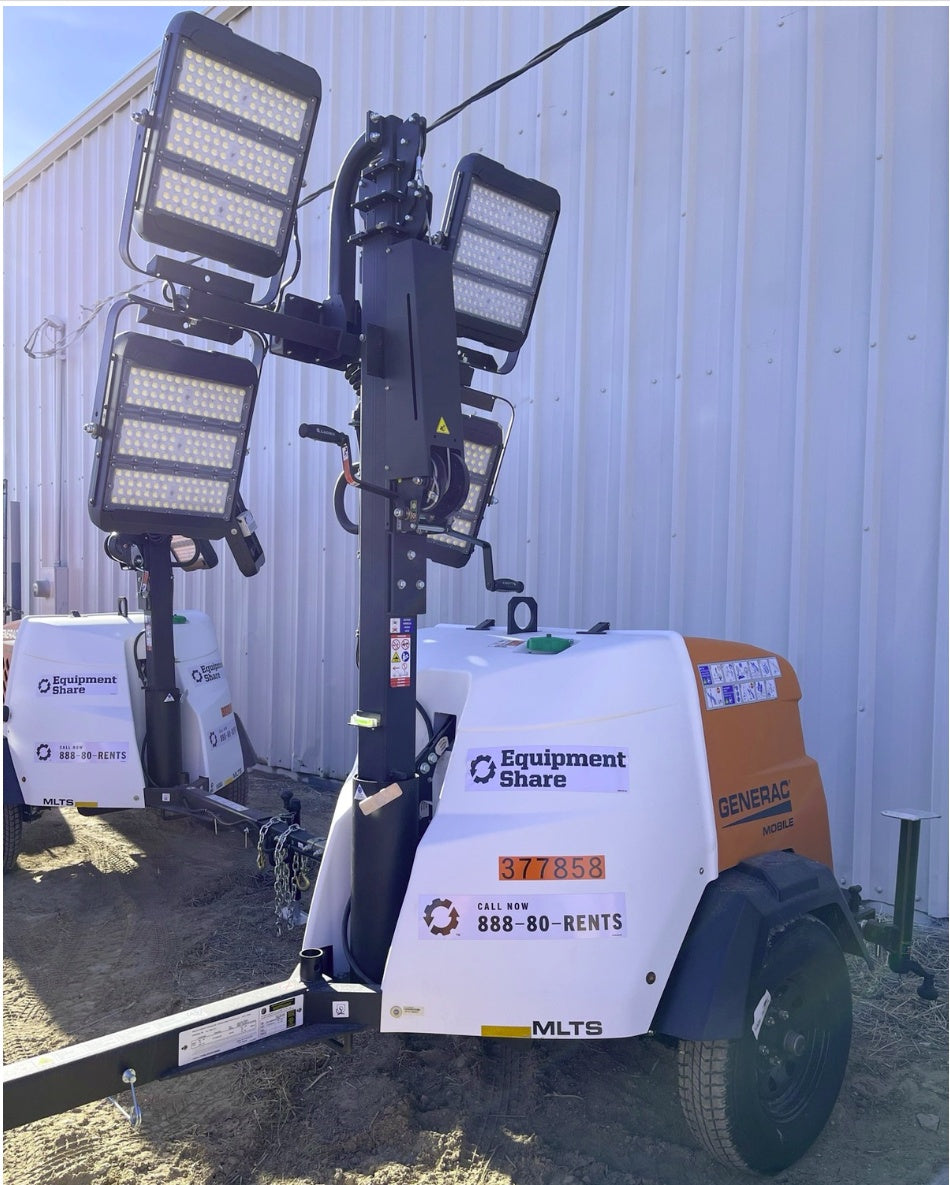 2023 Generac MLT2 Diesel, Flex Switch 120V Input, Powerzone Controller, 
(4) 320W LED Lights, 4kW Generator, 39.9 Gal Fuel Tank, 2" Ball, T3
