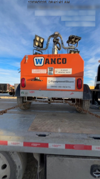 2024 Wanco WLTT-4MM4K Diesel, Deep Sea Controller, Shore Power Plug, Auto Start, (4) 350W LED Floodlights, 4kW Generator, 60 Gal Fuel Tank, 2" Ball, T3