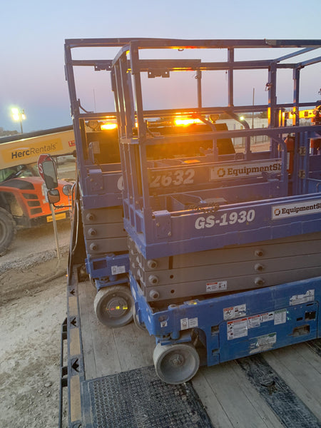 2020 Genie GS-1930 Solid Non Marking Tires, Beacon, Folding rails with half height swing gate