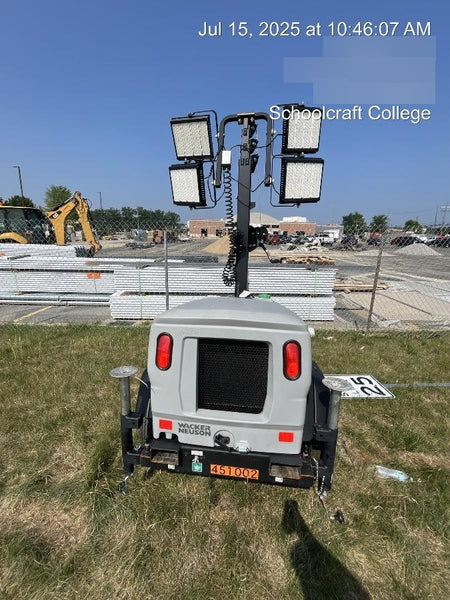 2024 Wacker Neuson LTT4 Diesel, Kohler KDW702, Deep Sea Controller, Auto Start, LED 320W, Bypass Outlet, T3