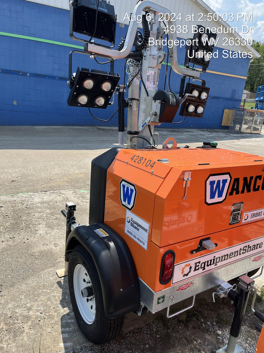 2024 Wanco WLTT-4MM4K Diesel, Deep Sea Controller, Shore Power Plug, Auto Start, (4) 350W LED Floodlights, 4kW Generator, 60 Gal Fuel Tank, 2" Ball, T3