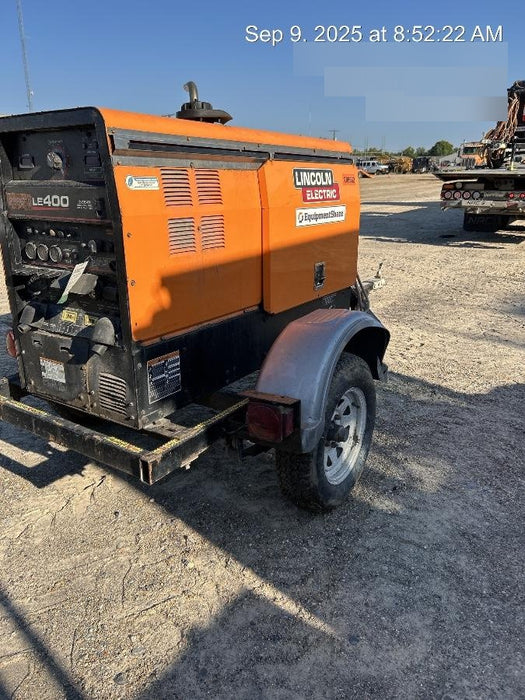 2022 Lincoln Electric LE400 Kubota V1505, Trlr, Cable Rack, Light Kit, ES Decals, T3