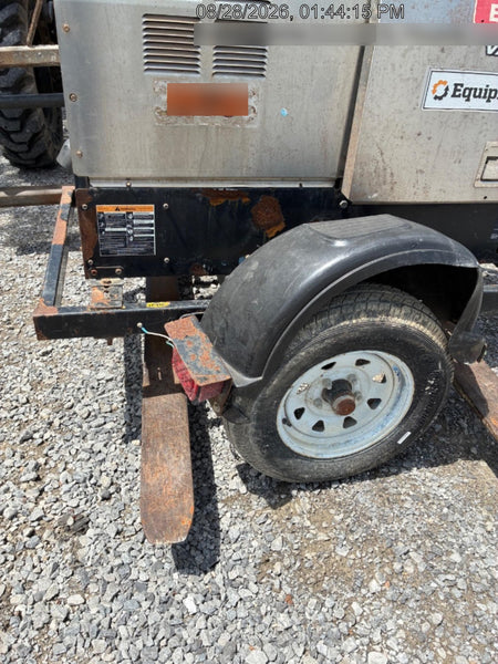 2019 Lincoln Electric Vantage 322 Welder Ready-Pak 3, Two wheel trailer, Fender and Light kit, Cable Rack