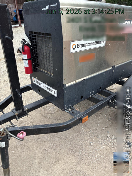 2019 Lincoln Electric Vantage 322 Ready-Pak 3, Two Wheel Trailer, Fender and Light Kit, Cable Rack