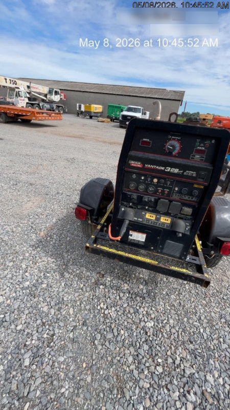 2021 Lincoln Electric Vantage 322 Vantage 322 Ready Pak 3 w/ Decals, ORANGE (includes trailer, cable rack, fender light kit) NO Telematics