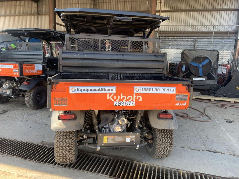 2022 Kubota RTV-X1140W-H Plastic Canopy, Windshield Acrylic Clear, LED Strobe Light, Wire Harness Kit, Back up Alarm