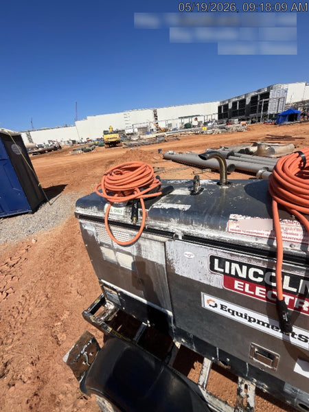 2019 Lincoln Electric Vantage 322 Welder Ready-Pak 3, Two wheel trailer, Fender and Light kit, Cable Rack