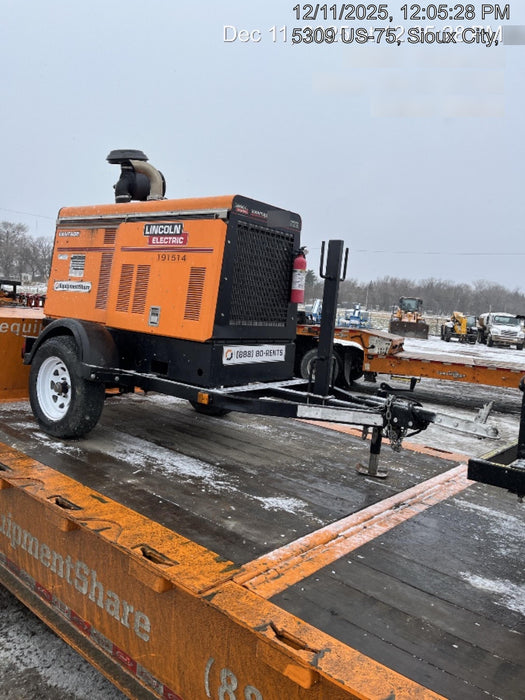2021 Lincoln Electric Vantage 549X Ready Pak 3, ORANGE (includes trailer, cable rack, fender light kit)
