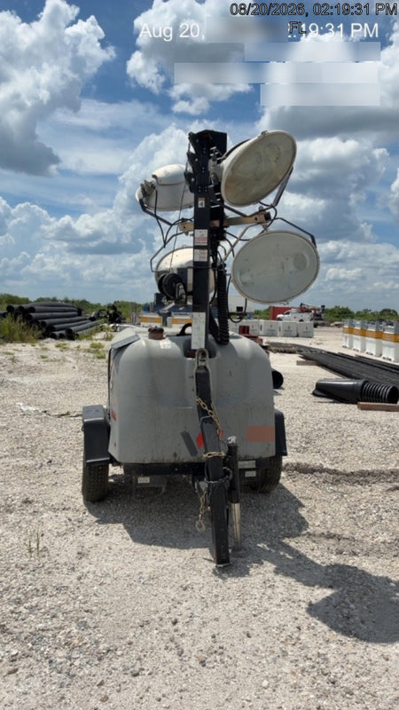 2019 Wacker Neuson LTV6L-MH Wacker Neuson LTV6L Mobile Light Tower w/Fuel Level Sensor Installed