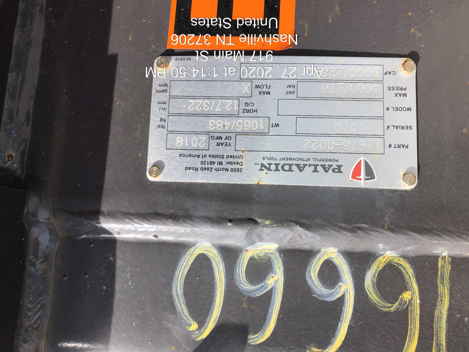 2018 PALADIN 76" Scrap Grapple Bucket - Paladin