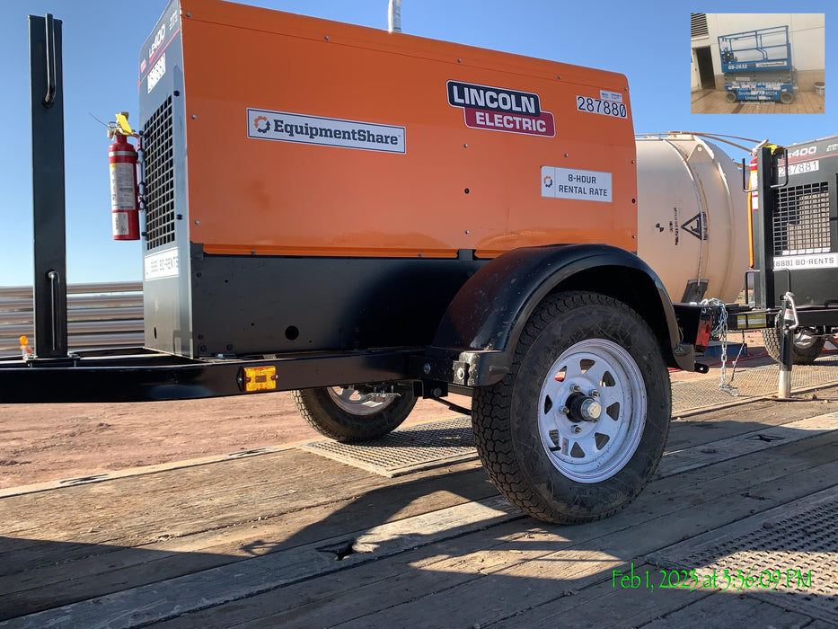 2023 Lincoln Electric LE400 Kubota V1505, Trlr, Cable Rack, Light Kit, ES Decals, T3