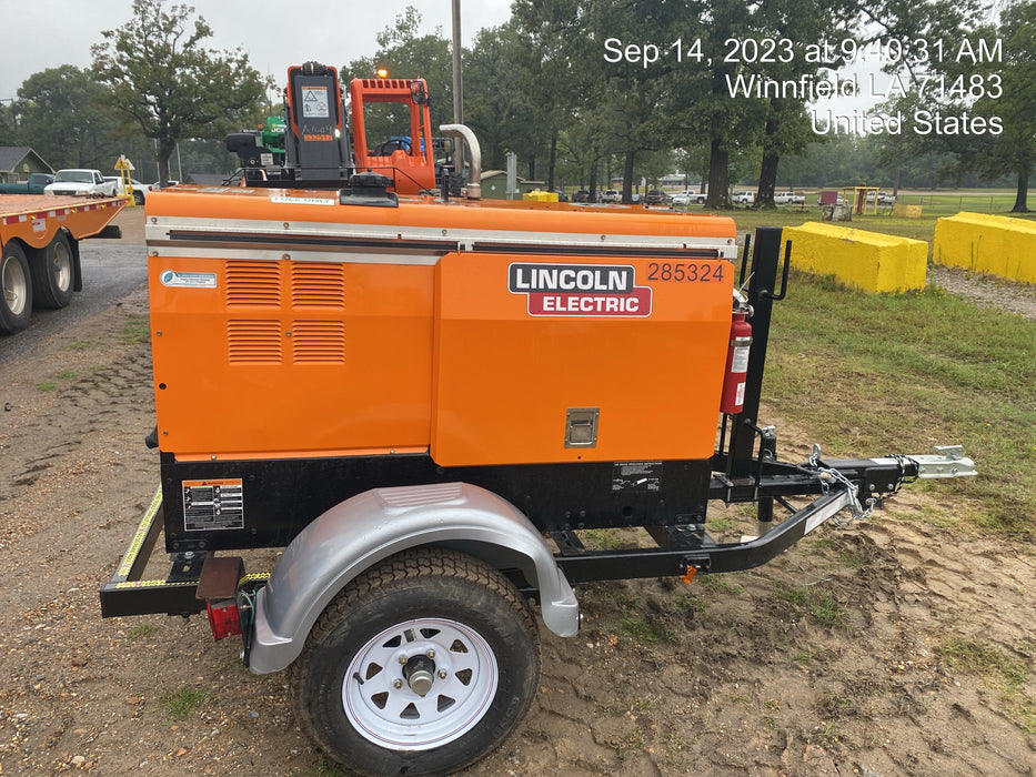 2022 Lincoln Electric LE400 Kubota V1505, Trlr, Cable Rack, Light Kit, ES Decals, T3