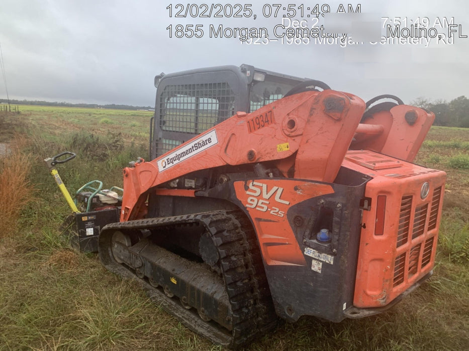 2020 Kubota SVL95-2SHC Cab, Rubber Tracks, Hydraulic Quick Coupler