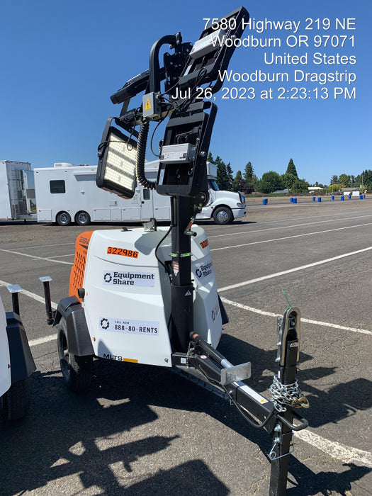 2023 Generac MLT2 Diesel, Flex Switch 120V Input, Powerzone Controller, (4) 320W LED Lights, 4kW Generator, 39.9 Gal Fuel Tank, 2" Ball, T3