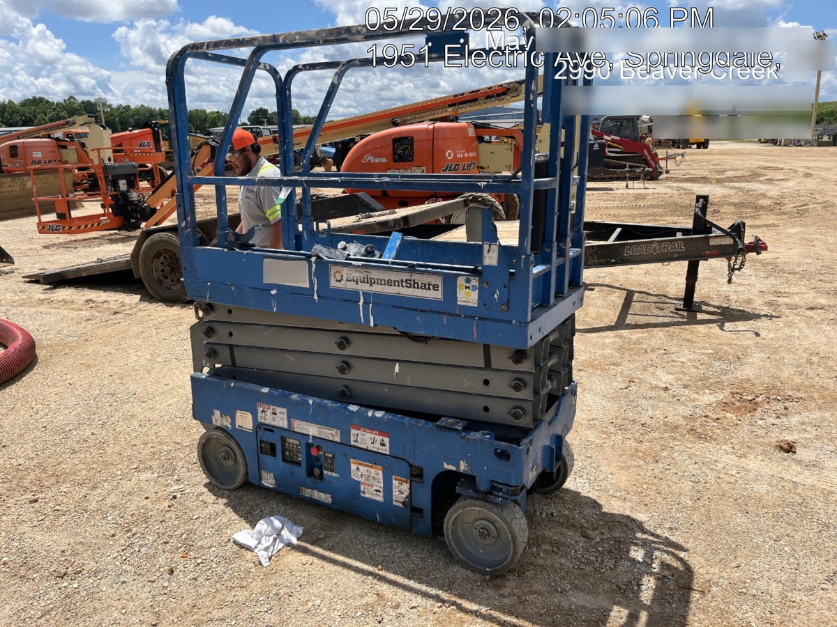 2019 Genie GS-1930 Fixed Rails with Chain Entry