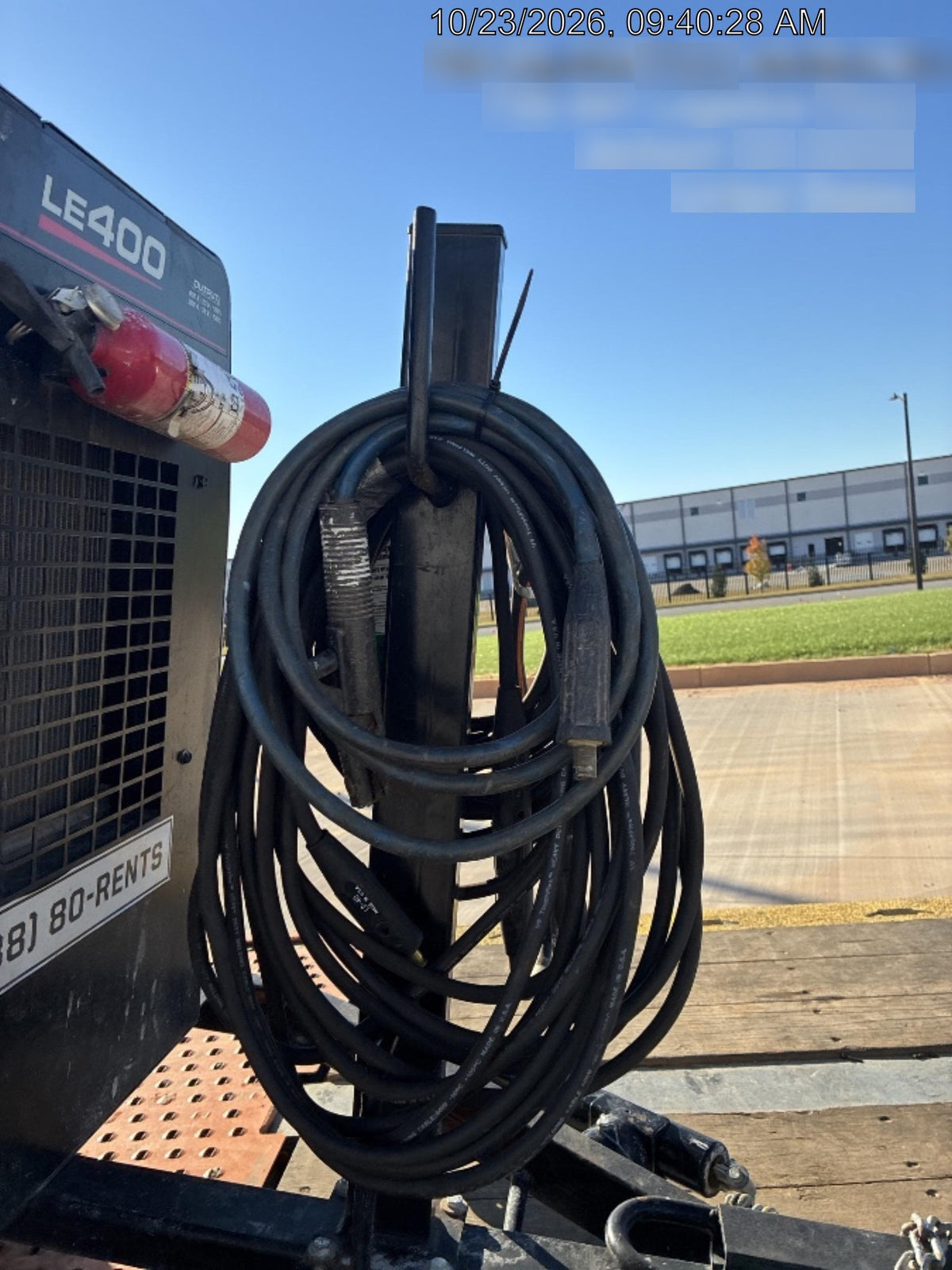 2024 Lincoln Electric LE400 Kubota V1505, Trlr, Cable Rack, Light Kit, ES Decals, T3