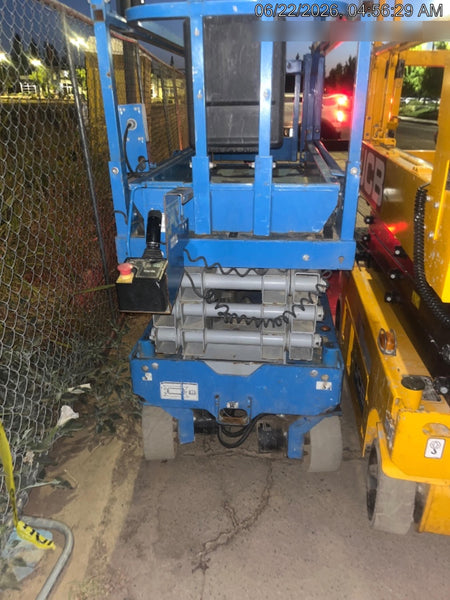 2020 Genie GS-1930 Solid Non Marking Tires, Beacon, Folding rails with half height swing gate, 800W Inverter
