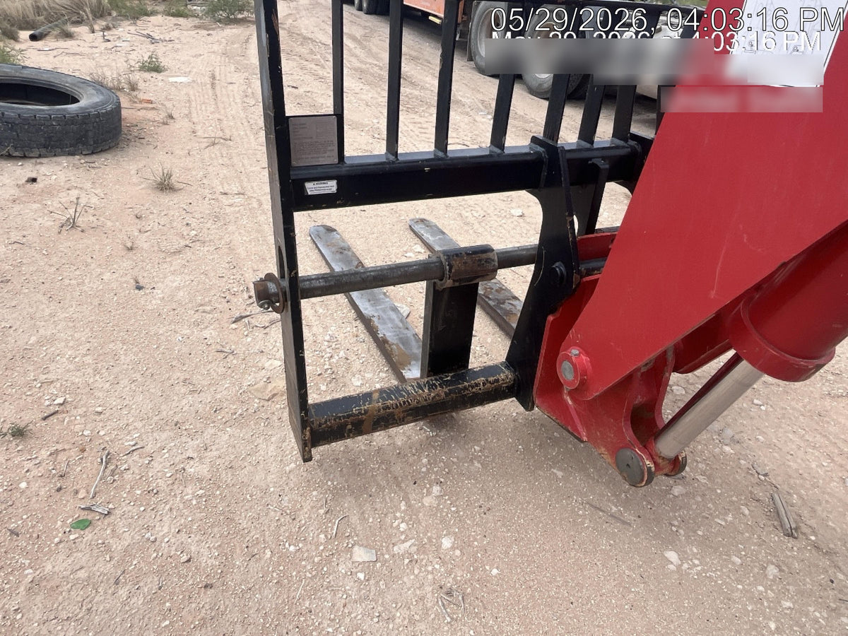 2018 Manitou MTA8044 MTA 8044 - 74 HP T4, Canopy, Worklights/Strobe, Beacon, 66" Carriage, 48" Forks, Solid Tires, Lift Hook, Aux Hydraulics