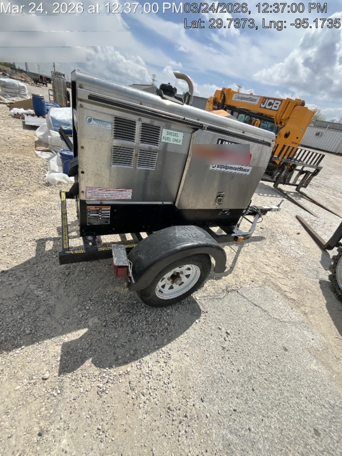 2024 Lincoln Electric LE400 Kubota V1505, Trlr, Cable Rack, Light Kit, ES Decals, T3