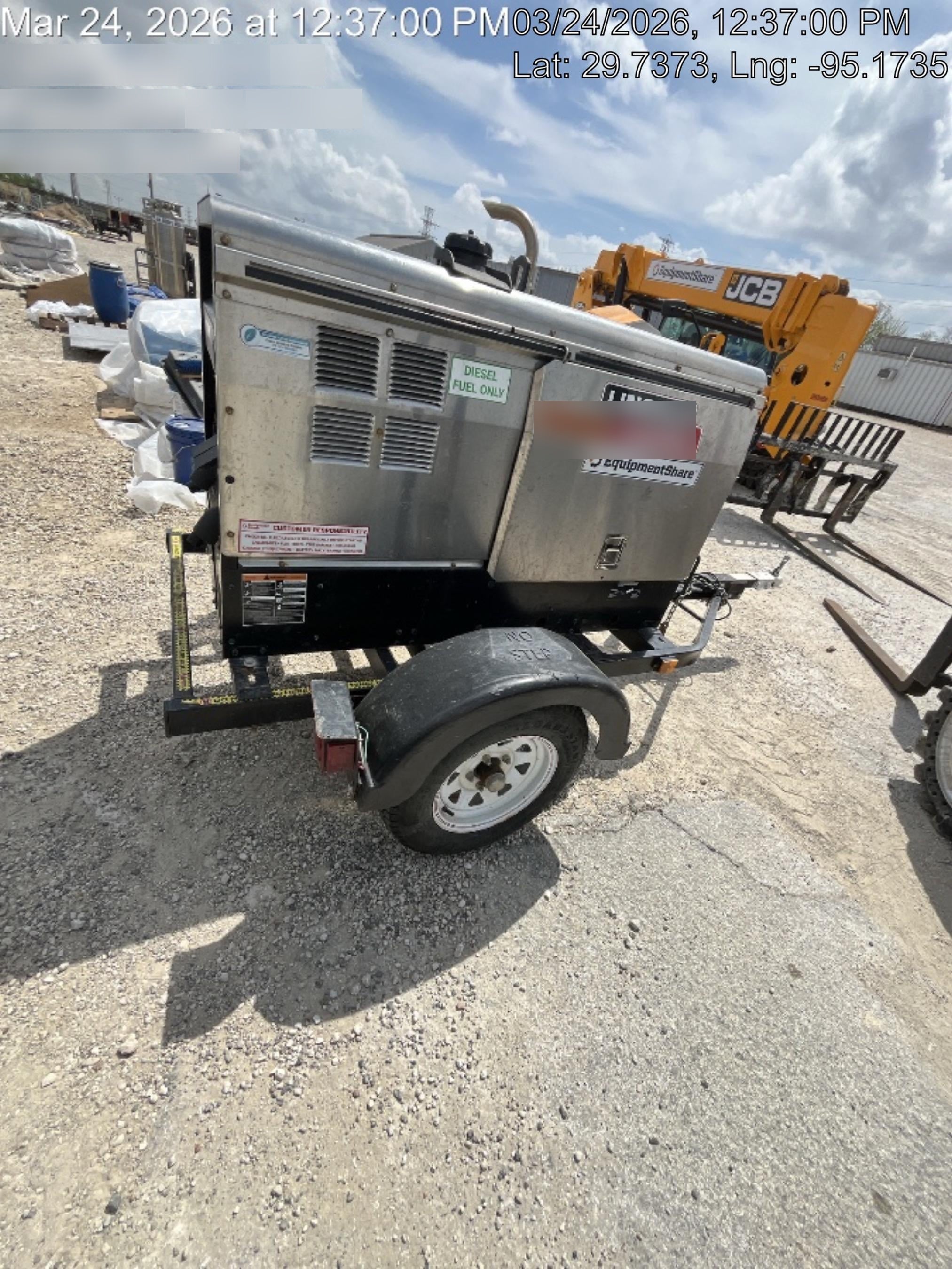 2024 Lincoln Electric LE400 Kubota V1505, Trlr, Cable Rack, Light Kit, ES Decals, T3