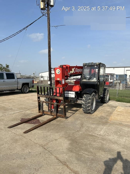 2019 Manitou MTA6034 Manitou MTA6034 Cab/Heat/Air, LED Work Lights, Solid Tires, Beacon, Auxiliary Hydraulics, 48" Carriage and 48" Forks