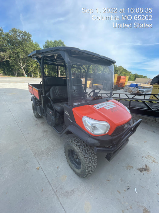 2022 Kubota RTV-X1140W-H Plastic Canopy, Windshield Acrylic Clear, LED Strobe Light, Wire Harness Kit, Back up Alarm