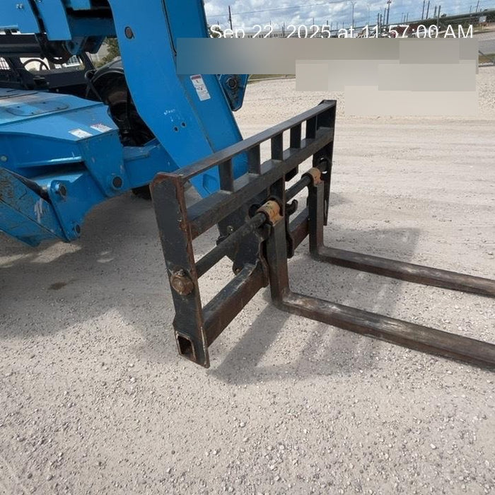 2018 Genie GTH-1056 Genie GTH-1056 w/Open ROPS, Solid Tires, Work Light/Beacon, 60" Carriage and Forks