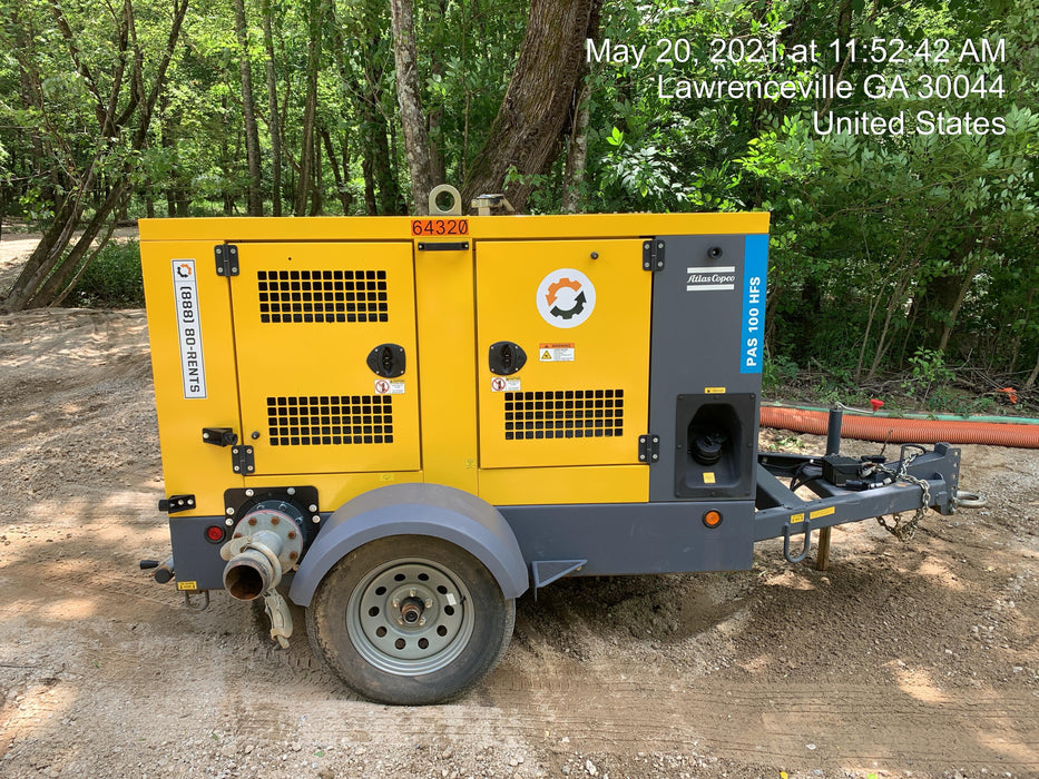 2020 ATLAS COPCO PAS 100 HF CS Enclosed