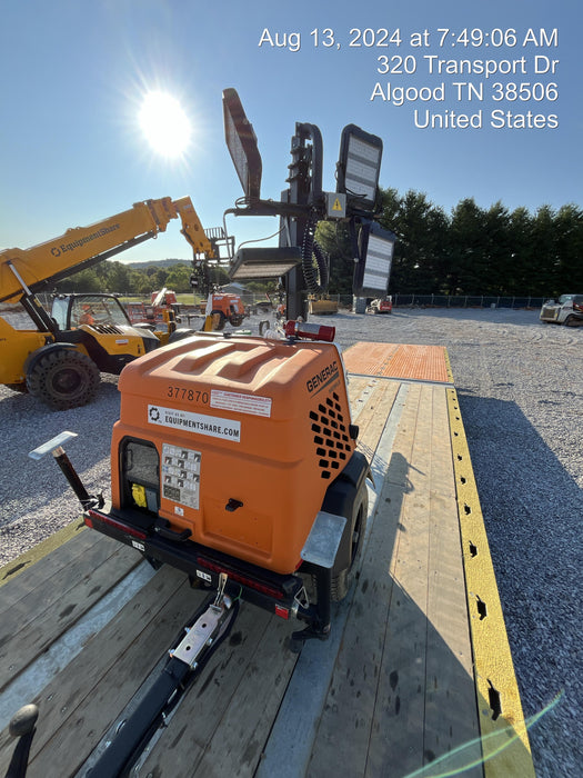 2023 Generac MLT2 Diesel, Flex Switch 120V Input, Powerzone Controller, 
(4) 320W LED Lights, 4kW Generator, 39.9 Gal Fuel Tank, 2" Ball, T3