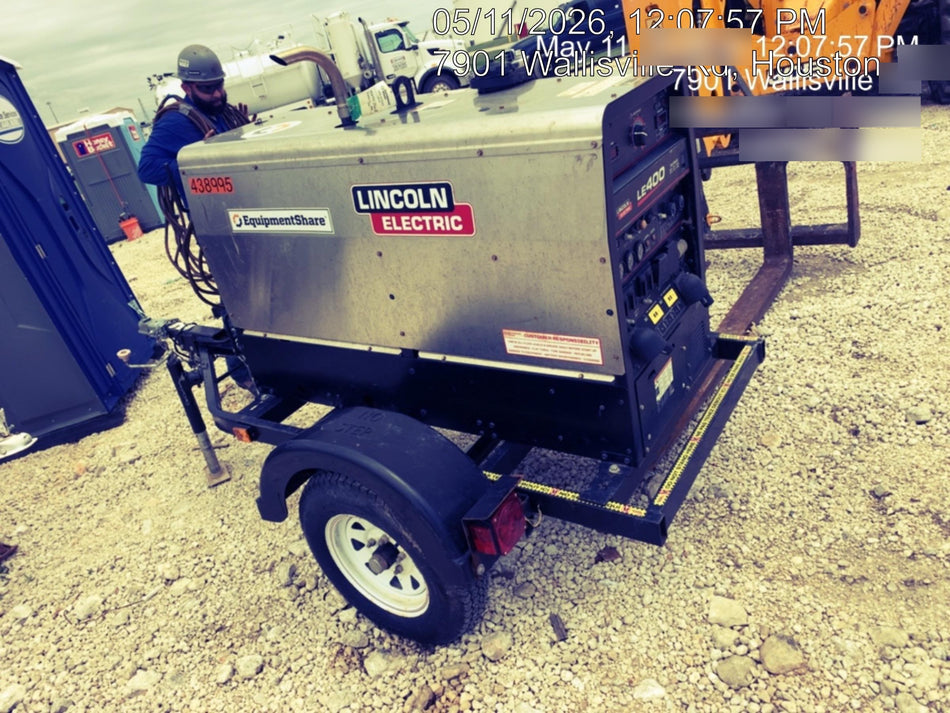 2024 Lincoln Electric LE400 Kubota V1505, Trlr, Cable Rack, Light Kit, ES Decals, T3