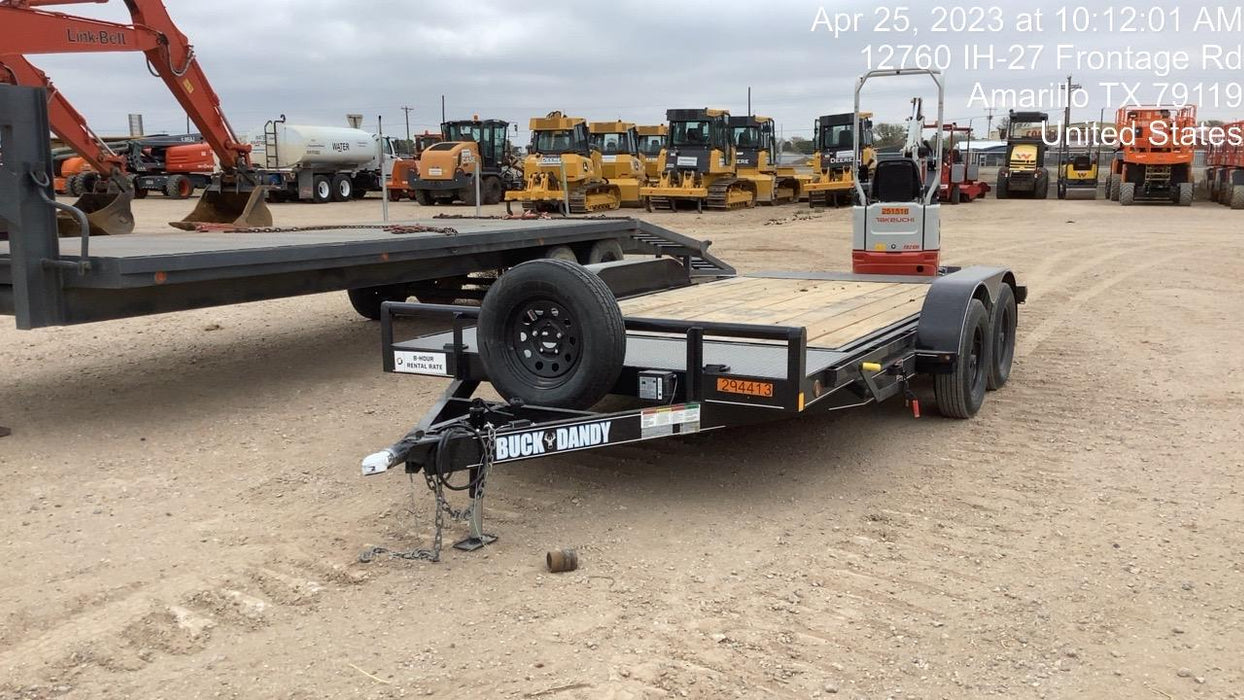 2023 BUCK DANDY 16' Light Duty Tilt Car Hauler