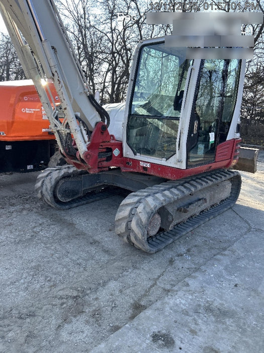 2019 Takeuchi TB290 Cab, AC, Rubber Tracks, Dozer Blade, Travel Alarm, Control Pattern Change Valve, Auxiliary Hydraulics w/18" Quick Coupler Bucket with teeth, 6.2 cu. ft. capacity/24" Quick Coupler Bucket with teeth, 8.6 cu. ft. capacity/36" Quick Coupler Bucket with teeth, 13.4 cu. ft. capacity, Quick Coupler, Hydraulic Thumb Installed