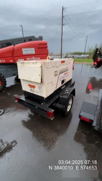 2020 Multiquip DLW400ESA4 400 amp Welder, 14kW, 120/240V, T4F Kubota, Trailer