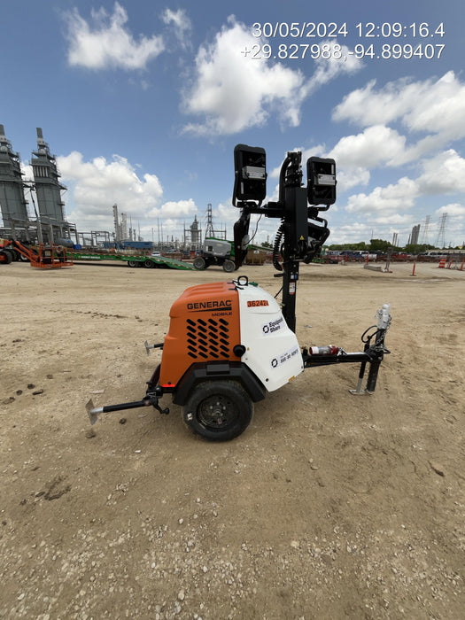 2023 Generac MLT2 Diesel, Flex Switch 120V Input, Powerzone Controller, 
(4) 320W LED Lights, 4kW Generator, 39.9 Gal Fuel Tank, 2" Ball, T3