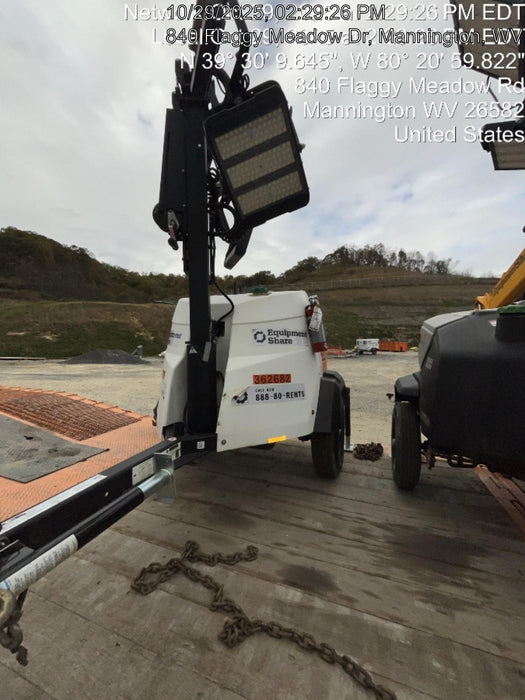 2023 Generac MLT2 Diesel, Flex Switch 120V Input, Powerzone Controller, 
(4) 320W LED Lights, 4kW Generator, 39.9 Gal Fuel Tank, 2" Ball, T3