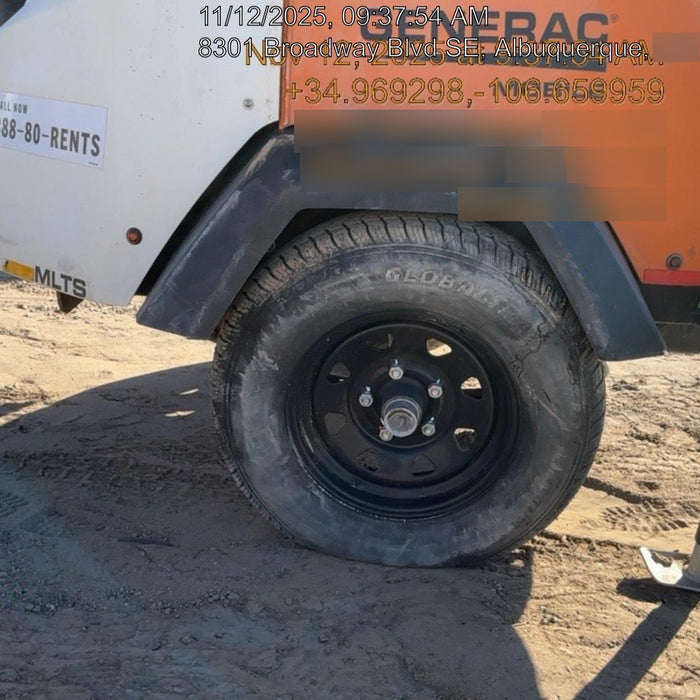 2023 Generac MLT2 Diesel, Flex Switch 120V Input, Powerzone Controller, (4) 320W LED Lights, 4kW Generator, 39.9 Gal Fuel Tank, 2" Ball, T3