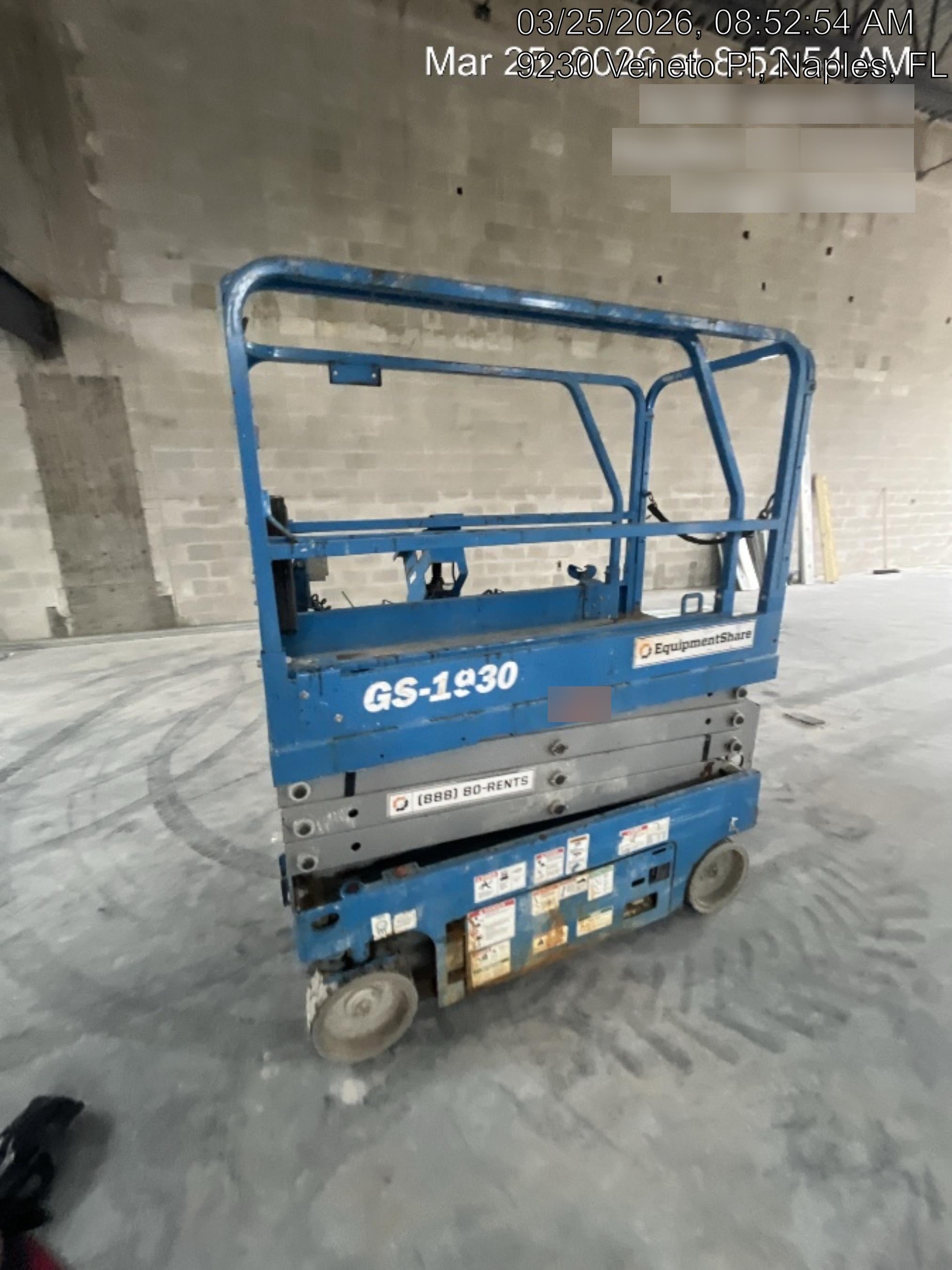 2020 Genie GS-1930 Fixed rails with chain entry gate - Pre A92.20