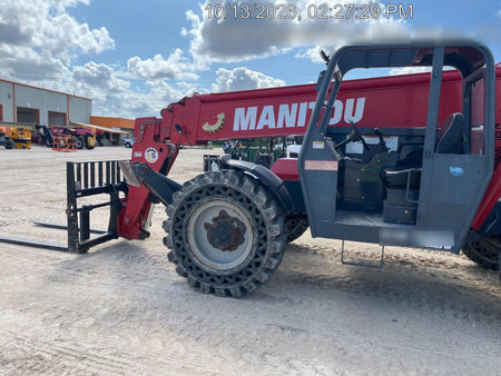 2018 Manitou MTA10055 MTA10055 - 120 HP T4, Canopy, Worklights/Strobe, Beacon, 66" Carriage, 60" Forks, Solid Tires, Lift Hook, Aux Hydraulics
