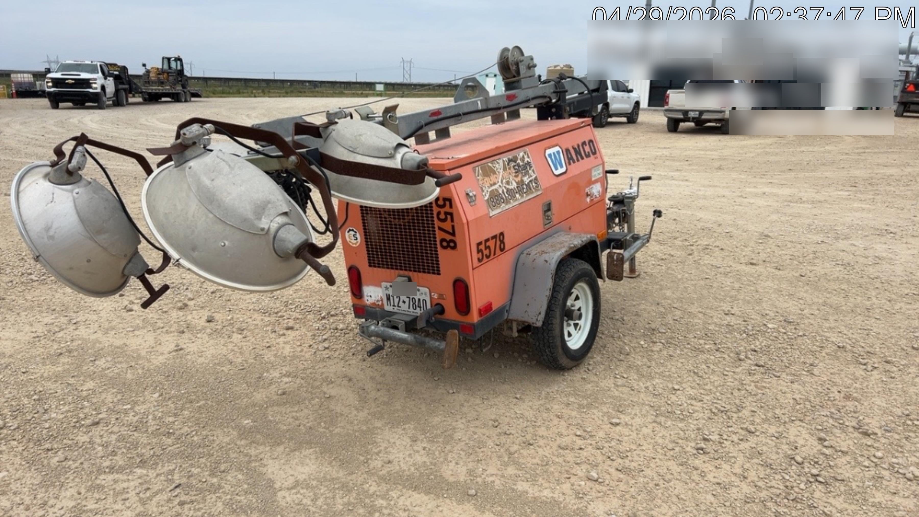 Wanco WLT-4M WANCO WLT-4M 6 kW Towable Light Generator