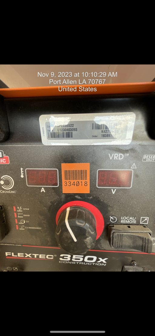 2023 LINCOLN ELECTRIC FLEXTEC 350X